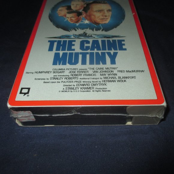 The Caine Mutiny (from 1954) (VHS, 1985) (Unopened) Humphrey Bogart - Picture 3 of 4